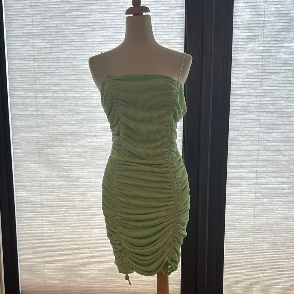 Sabo Skirt Strapless Lime Dress
